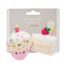 Load image into Gallery viewer, Pearhead Birthday Cake Cat Toy Set