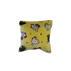 Nelly Catnip Pillow - Chickens