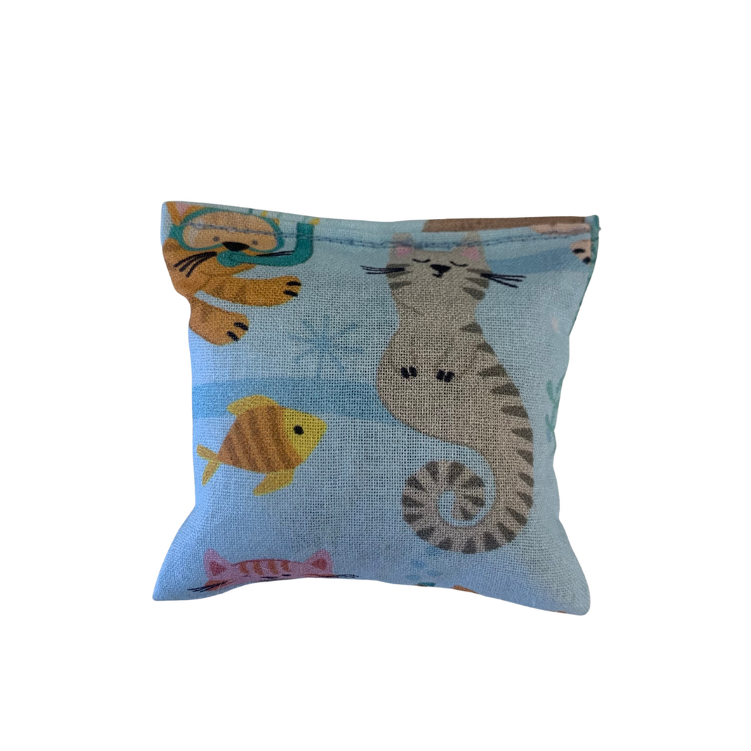 Nelly Catnip Pillow - Under the Sea