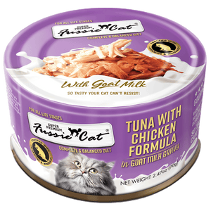 Fussie Cat Tuna with Chicken in Goat Milk Gravy