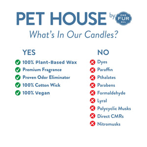 Pet House Candle Qualities List