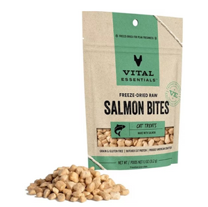 Vital Essentials Freeze-Dried Raw Salmon Bites