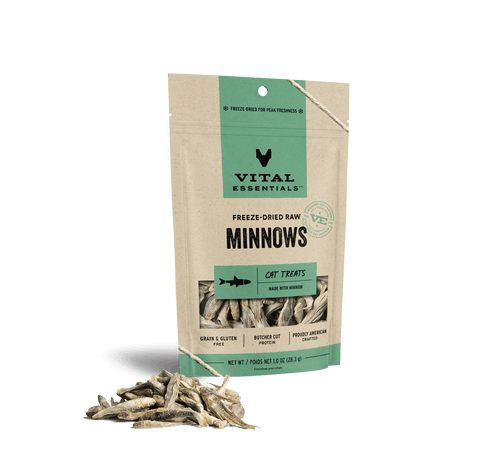 Vital Essentials Minnows 1 oz Bag Cat Treats