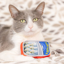 Load image into Gallery viewer, Cat Sitting with Huxley &amp; Kent - Sardine Tin For Cats Catnip Toy