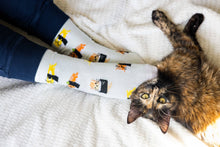 Load image into Gallery viewer, Pearhead - Cat Sushi Socks, Pet Owner Apparel, Unisex Crew Socks