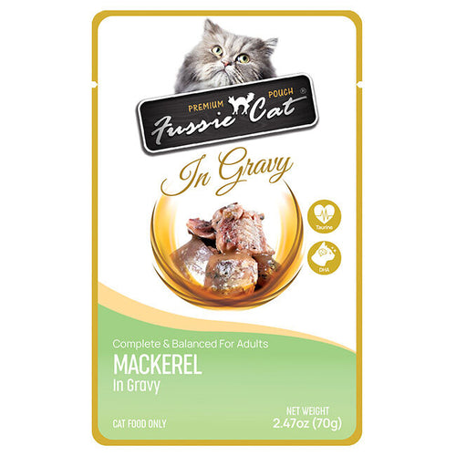 Fussie Cat Mackerel In Gravy Wet Food