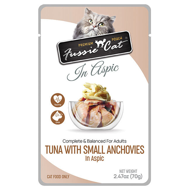 Fussie Cat Tuna With Small Anchovies In Aspic Pouch