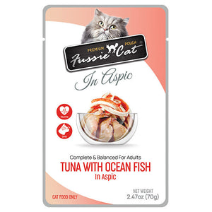 Fussie Cat Tuna With Ocean Fish In Aspic Pouch