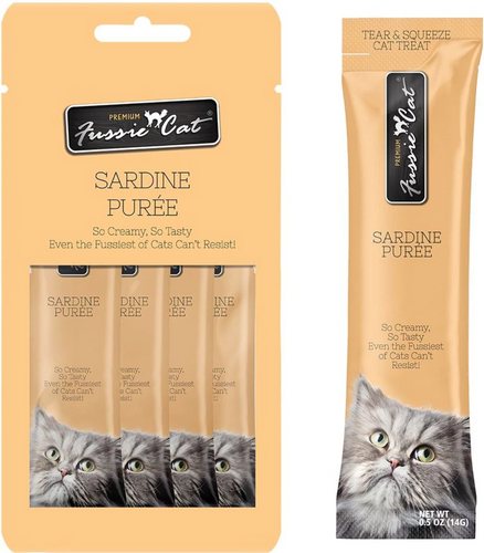 Fussie Cat Sardine Pureé Wet Treat