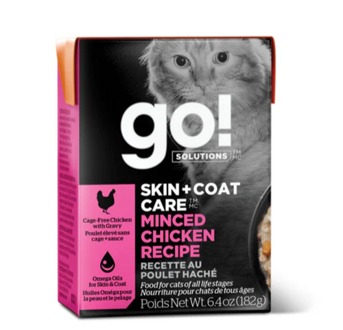 Go Skin and Coat Minced Chicken Recipe Wet Cat Food