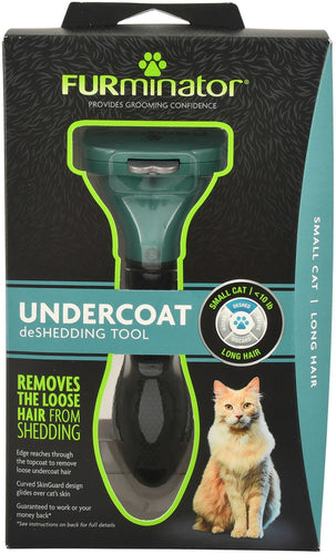 FURminator Undercoat deShedding Tool - Long Hair & Small Cats