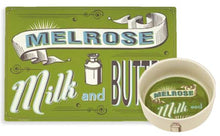 Load image into Gallery viewer, Ore&#39;Originals Melrose Milk + Buter Vintage Print Pet Bowl 