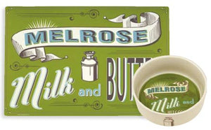 Ore'Originals Melrose Milk + Buter Vintage Print Pet Bowl 