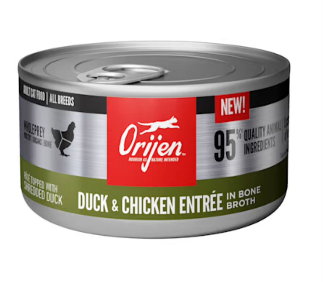 Orijen Duck & Chicken Entreé in Bone Broth