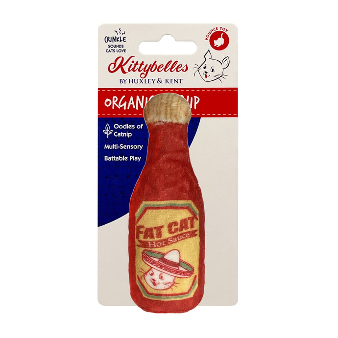 Huxley & Kent - Fat Cat Hot Sauce For Cats Catnip Toy