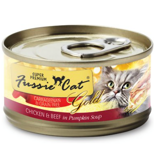 Fussie Cat Chicken and Beef Formula in Pumpkin Soup