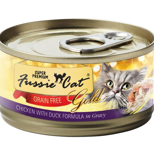 Fussie Cat Chicken with Duck in Gravy