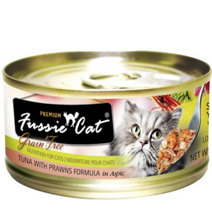 Fussie Cat Tuna with Prawns Formula in Aspic