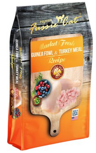 Fussie Cat Market Fresh Guinea Fowl & Turkey Meal Dry Food