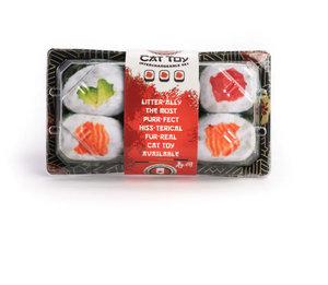 Fabcat Sushi Catnip Toy Pack (In Package)