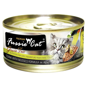 Fussie Cat Premium Tuna with Mussels in Aspic Wet Food