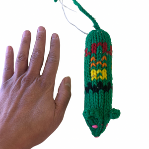 Chilly Wooly Catnip Mice (Size Comparison)