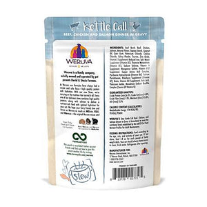 Weruva Stew! Kettle Call Wet Food Pouch (Back of Bag)