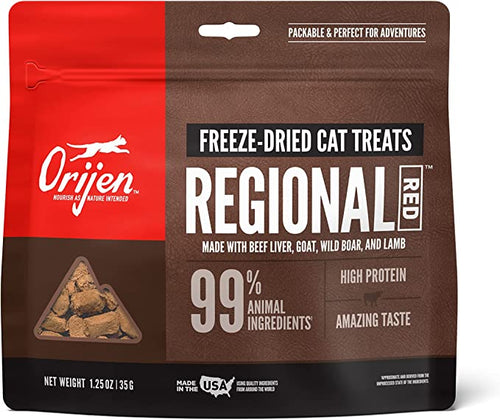 Orijen Original Freeze-Dried Cat Treats - Regional Red