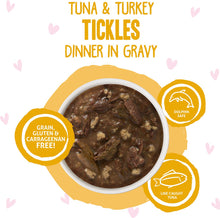 Load image into Gallery viewer, Weruva b.f.f. Tuna &amp; Turkey Tickles Wet Food Pouch (Nutrition Facts)
